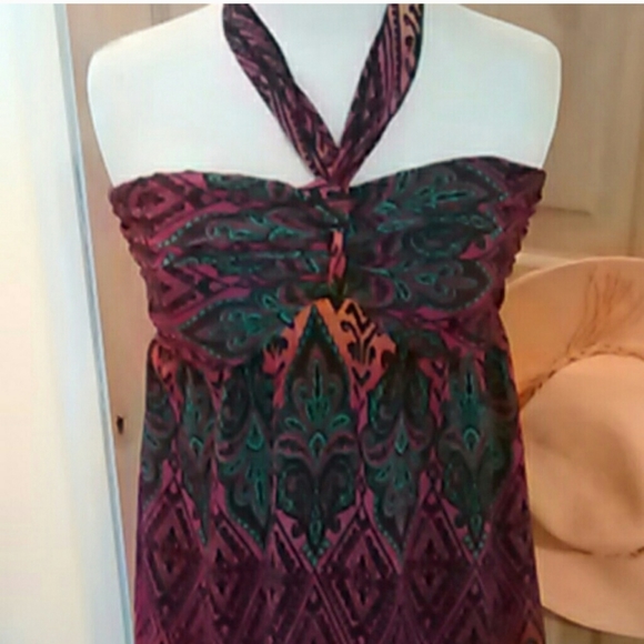 💕Colorful Maxi Dress💕Size Large - Picture 2 of 7